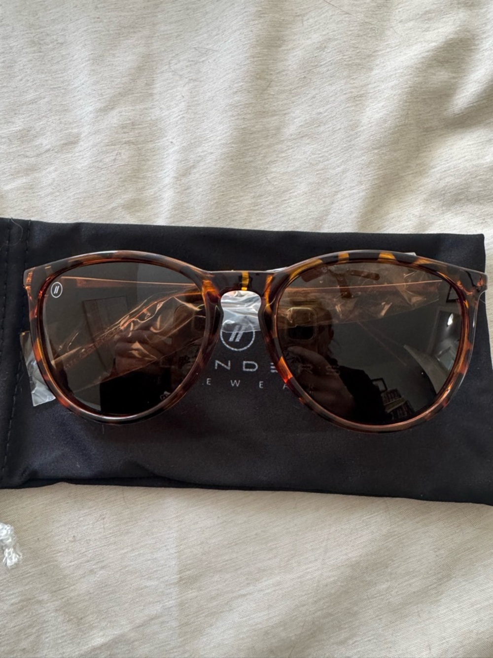 Tortoiseshell Polarized Sunglasses - Unbranded